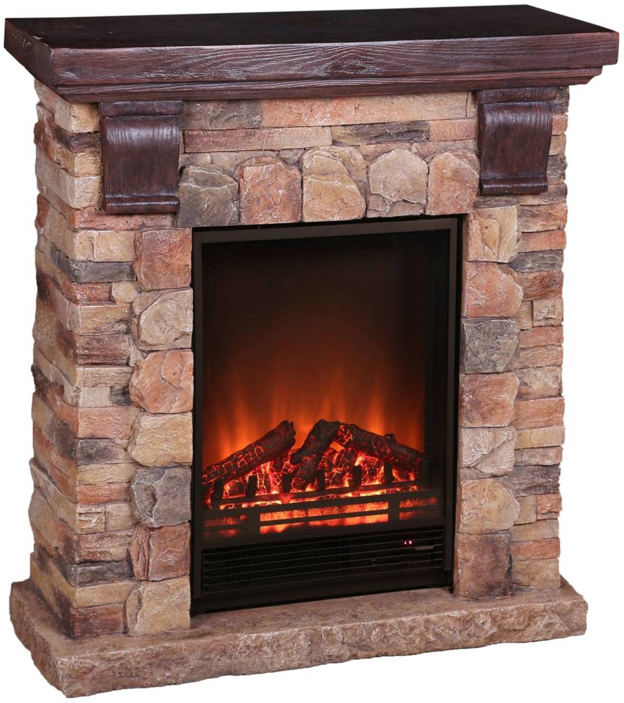 El Fuego® Elektrokamin » Kitzbühel « LED Technik Deko-Kamin, Kamin | eBay