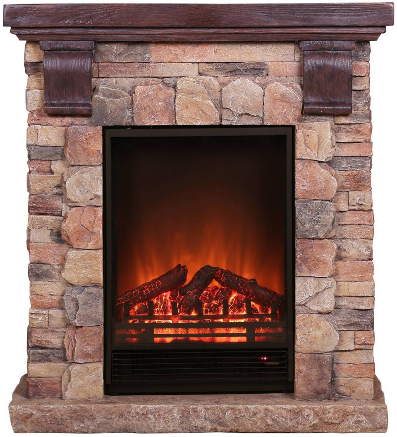 El Fuego® Elektrokamin » Kitzbühel « LED Technik Deko-Kamin, Kamin | eBay