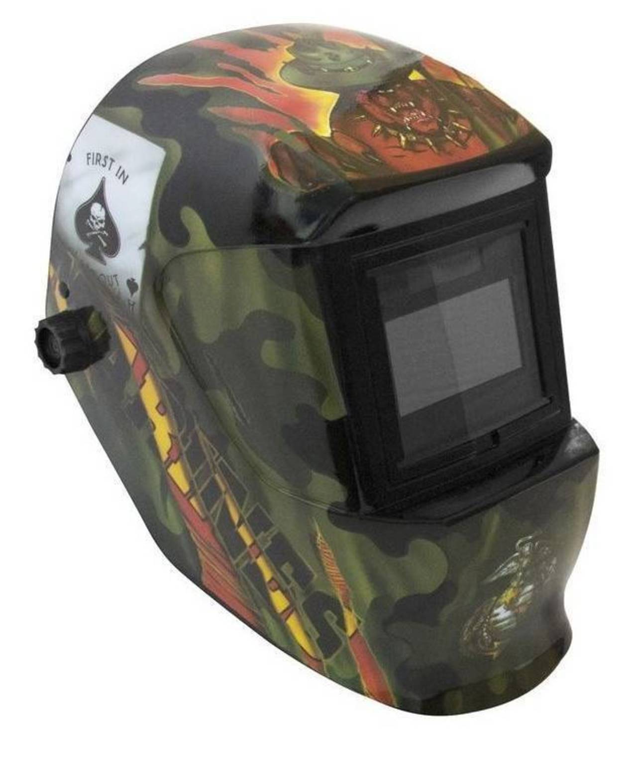 Automatik Kopfschweißschild automatischer Schweißhelm Schweißmaske mit Dekor